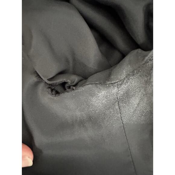 Vtg 90s Pin Stripe Power Suit Secretary Double Breasted Blazer Coat Dress Sz 10 - Picture 14 of 16